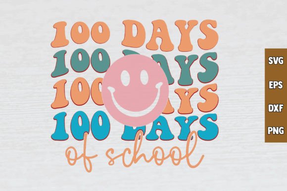 100 Days of School Retro SVG Design Review