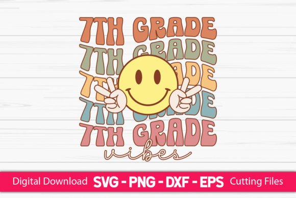 7th Grade Teacher Vibes: A Versatile Graphic Design Asset for Crafts and Local Branding