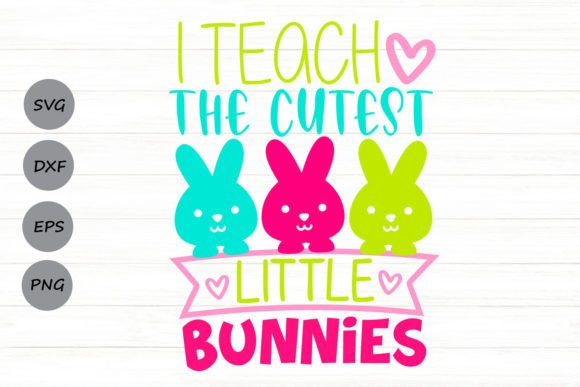 I Teach the Cutest Little Bunnies SVG: A Versatile Graphic for Crafts and Commercial Projects