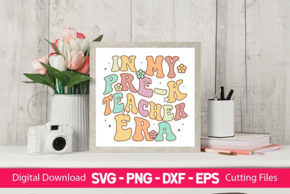 In My Pre-k Teacher Era: A Graphic Design Asset for Crafts and Creative Projects