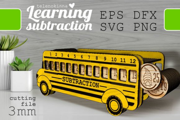 Learning Subtraction School Bus SVG Review: A Craft-Friendly Design Asset for Creative Projects