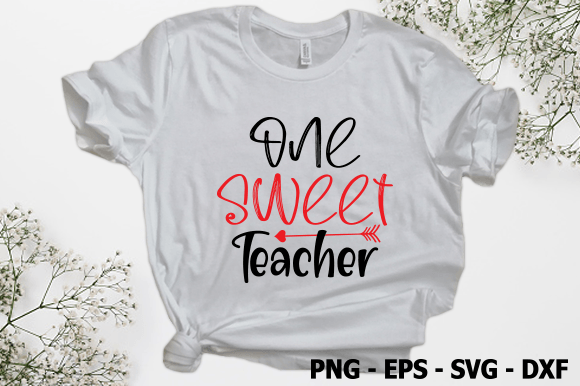 One Sweet Teacher Valentine SVG – A Versatile Graphic for Crafts and Digital Sellers