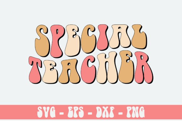 Special Teacher Retro SVG Design: A Versatile Craft for Editorial and Web Projects