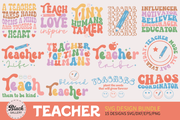 Teacher Appreciation SVG Design Bundle: A Versatile Graphics Kit for Creative Branding