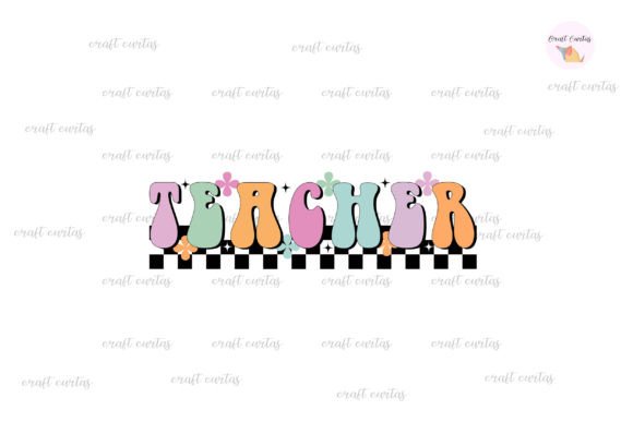 Teacher Retro SVG Sublimation: A Nostalgic Graphic Design Asset for Crafts