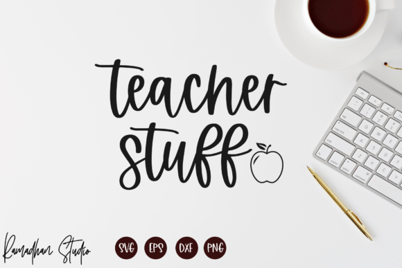 Teacher Stuff SVG & Tote Bag PNG: A Practical Graphic Design Asset Review